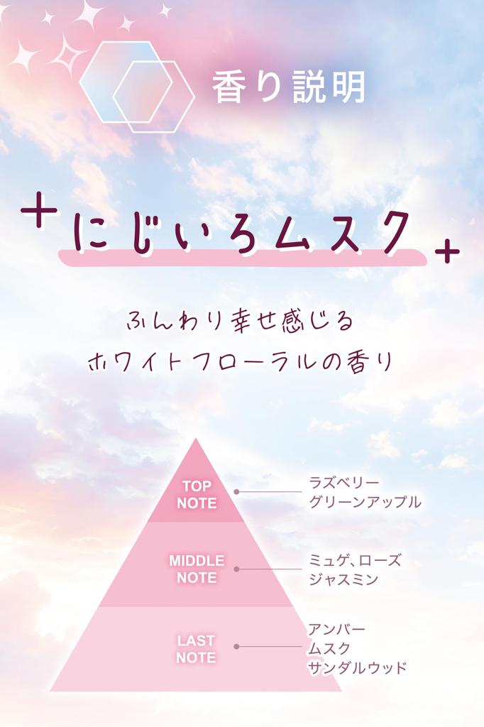 Carmate H1891 Car , Haleiro Series, Rainbow Musk Scent, Deodorizing Ingredients, Air Conditioner Clip Type