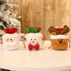 Charming Christmas Kids Gift Candy Bags Featuring Santa Claus Snowman And Elk Design