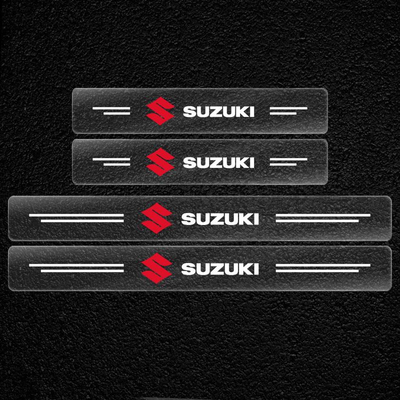 Car Threshold Sticker Scratch Resistant Transparent Film Protector for Suzuki Swift SX4 Samurai Sport Jimny Grand Vitara Alto GW250 Splash Swace