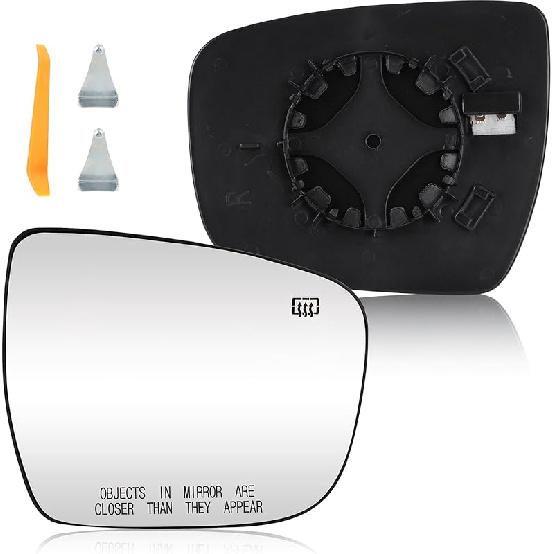 Passenger Right Side Power Heated Mirror Glass Fit For Nissan Rogue 2014-, For Murano 2015-23, For Pathfinder 2017-19 Side View Mirror With Back