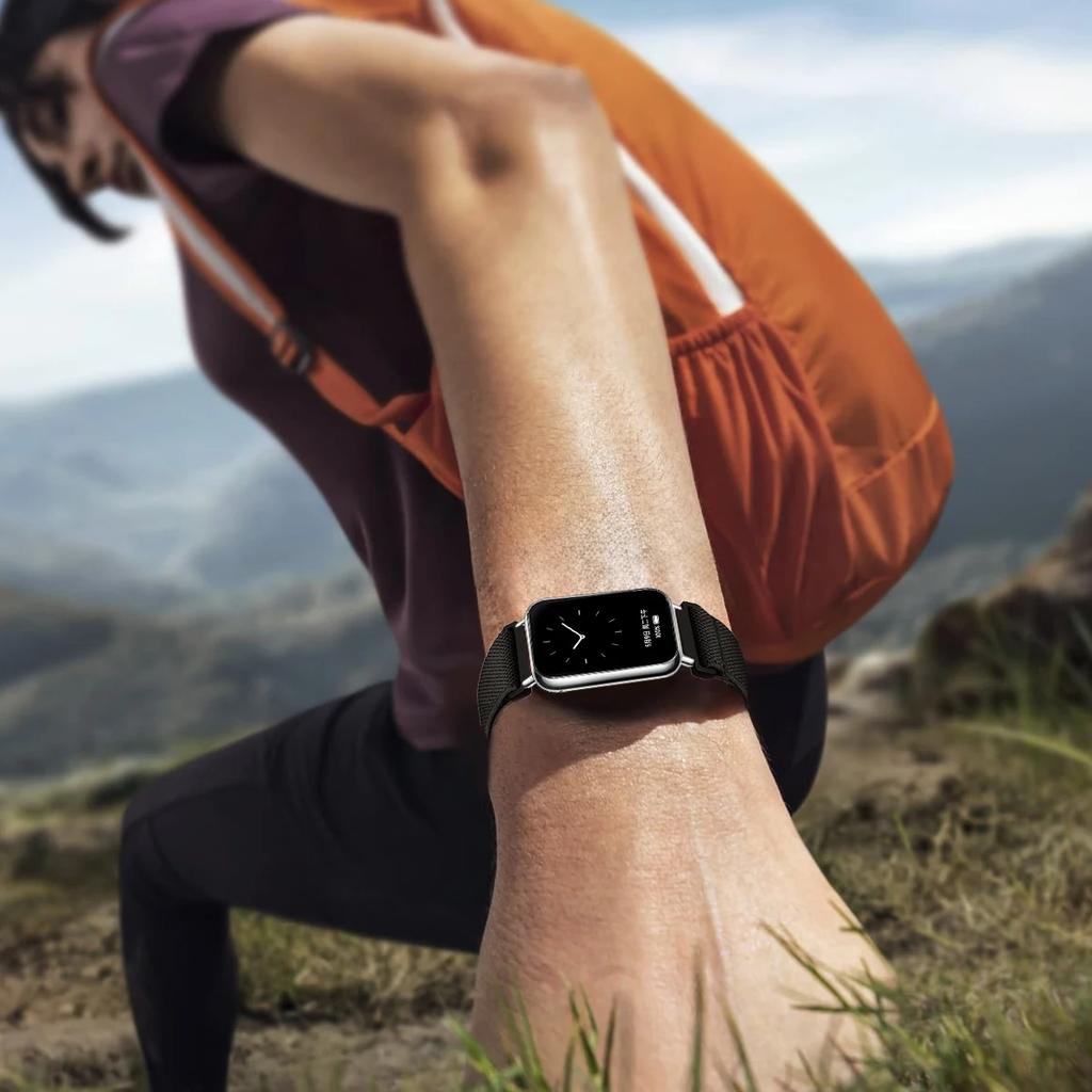 Nylon Strap for Xiaomi Mi Band 8 Pro/9 Pro Sports Elastic Replacement Bracelet WristBand Correa for Redmi Watch 4 Accessories