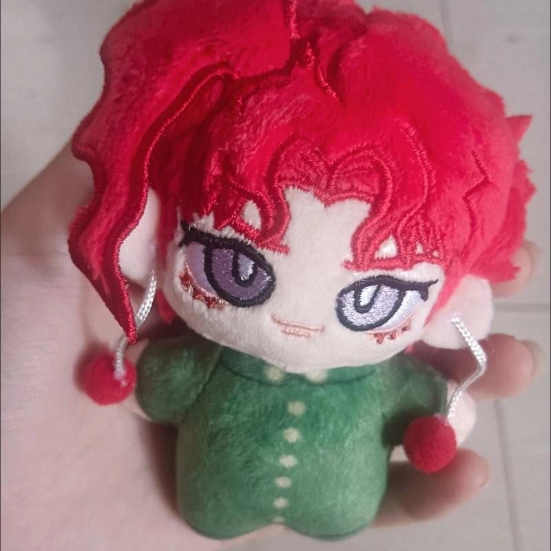 10cm Mini JoJo's Bizarre Adventure Plush Doll Pendant Cute Kakyoin Noriaki Stuffed Doll Printed Toys Fans Birthday Gift Collect