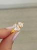 925 Silver Sparkling Water Drop Interweaving Dazzling Clear Pear Finger Rings For Women Gift Wedding Fine Jewelry