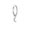 1 Stück Tragus Piercing Ohrringe Damen Kleiner Mond Zirkon Goldfarbe Zierlich Knorpel Ohr Septum Ohrläppchen Helix Körperschmuck Geschenke CC004