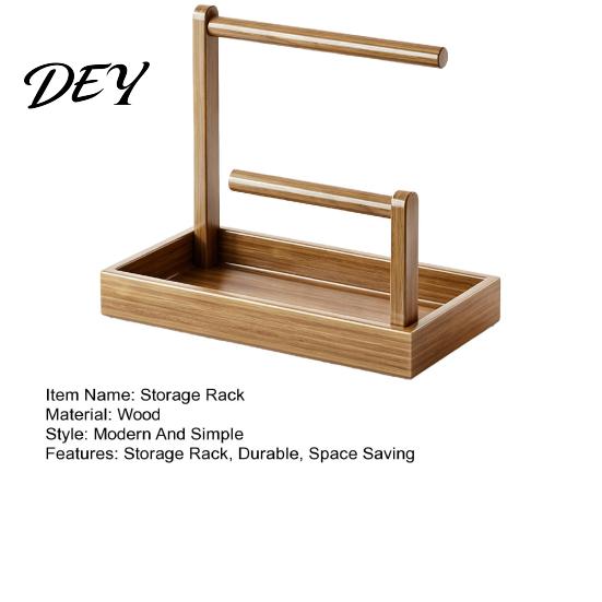 Wood Countertop Shelf Wooden Headband Holder Organizer, Large Capacity Storage Box, Space Multi Purpose Bin Saving Container, for Hair Accessories And