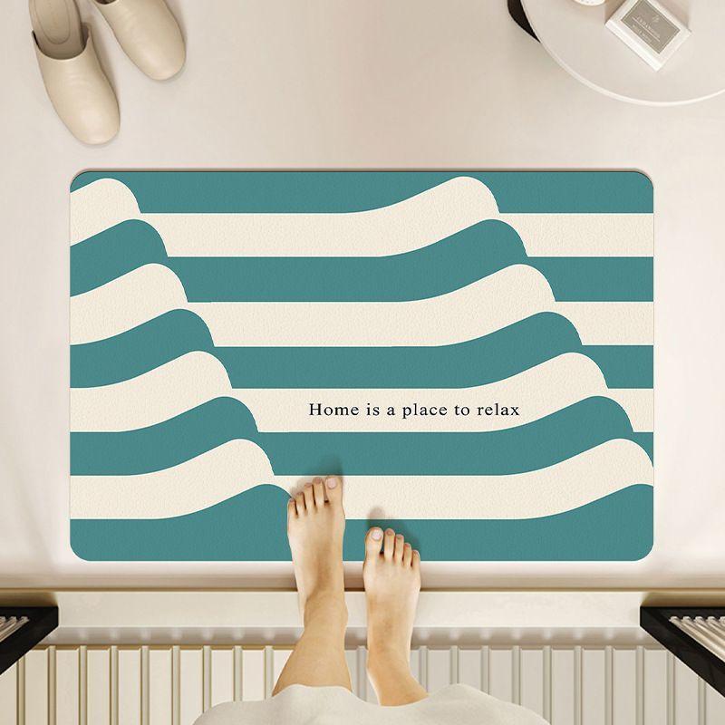 

Diatom mud floor mat, water absorption and non-slip toilet door floor mat, bathroom toilet quick-drying carpet door mat 40X60cm 15.7X23.6in