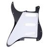 Musiclily 11-Hole SSS Stratocaster Pickguard for Fender USAMexico Standard ST Stratocaster Electric Guitars, 1-Piece Black Matte