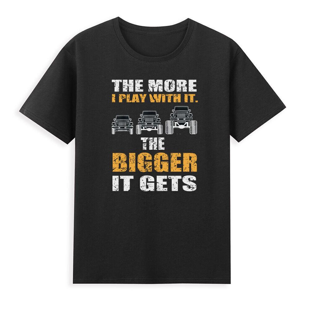 The More I Play With It The Bigger It Gets Funny Car Unisexs Short Sleeve TShirt S