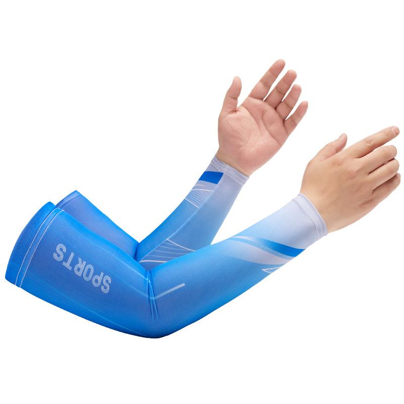Cycling Ice Sleeves for Men Summer Sports Ultraviolet-proof Cuff Driving Sun Protection Arm Sleeves Hiking Colorful Fishing