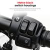 Motorcycle Handlebar Control Switch Housings Cover Kit Chrome Aluminum Accessory For Harley Davidson 2014-Later XL Dyna Softail