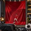 Wandbehang Wandteppich Cristiano Ronaldo Druck Stoff für Wohnzimmer Schlafzimmer Heimdekoration