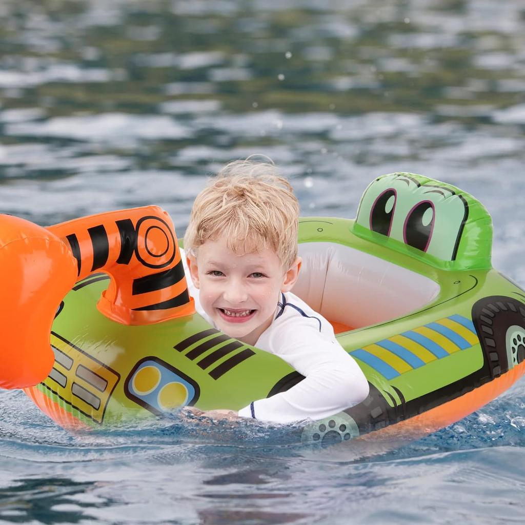 Baby Swimming Ring, Inflatable Swimming Hoop Swimming Seat, Swimming Trainer, Inflatable Car Swimming Ring, Baby Swimming Trainer Seat From 3-36Months