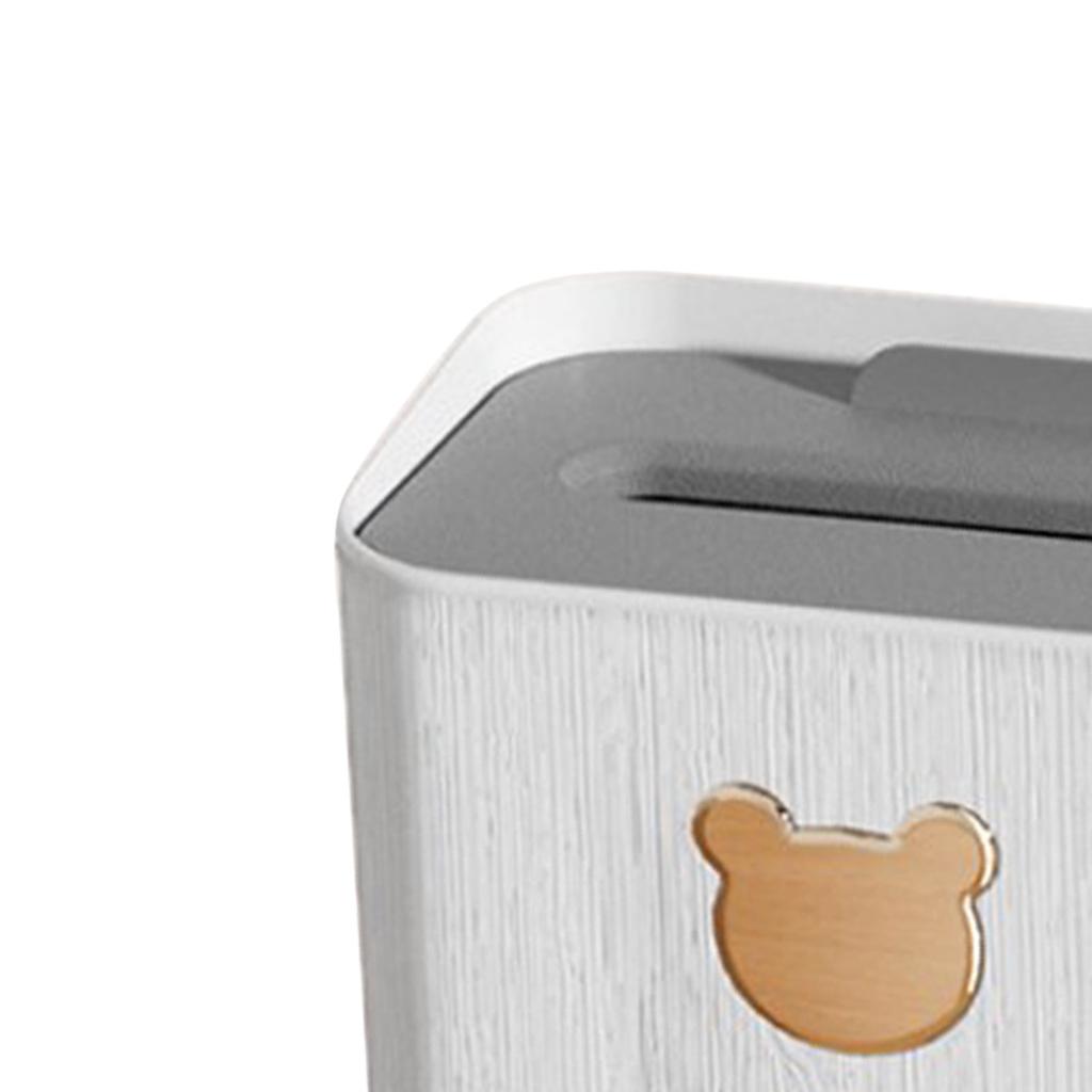 Desk Tissue Box Cover PP Rectangular Multifunctional Cute Modern Tissue Dispenser Holder with