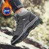 Zimowa para buty trekkingowe duży rozmiar aksamitne buty trekkingowe outdoorowe antypoślizgowe buty codzienne podróżne