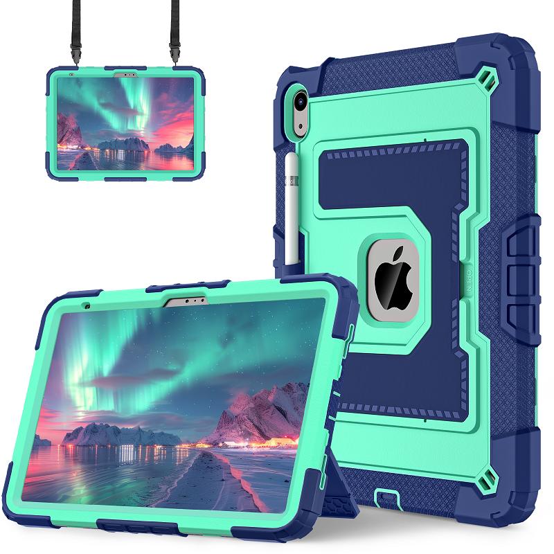 Funda for IPad 7th 8th 9th Generation 10.2 Case IPad 11th Gen 11 10th 10.9 Shockproof Safe PC Silicon Hybrid Stand Tablet Cover