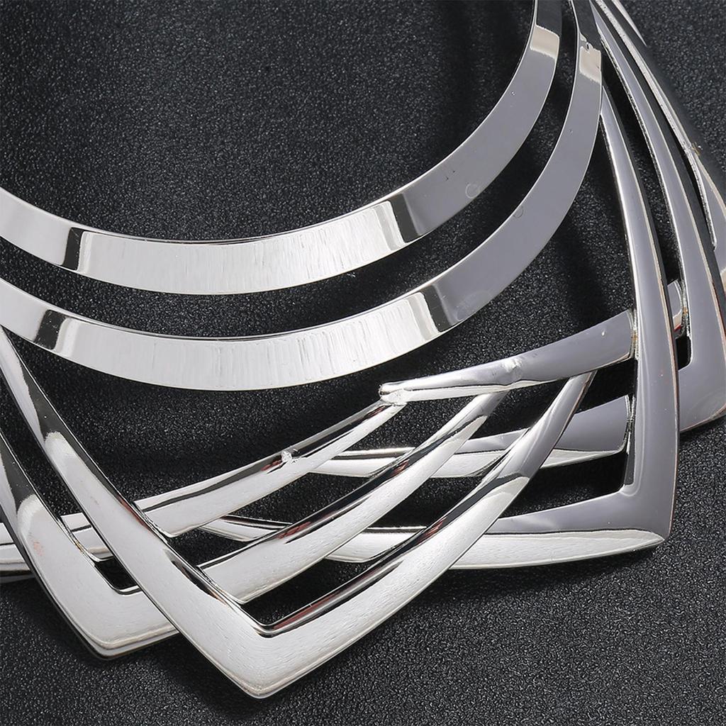 African Choker Necklaces Unique Alloy Design for Women Masquerade Events