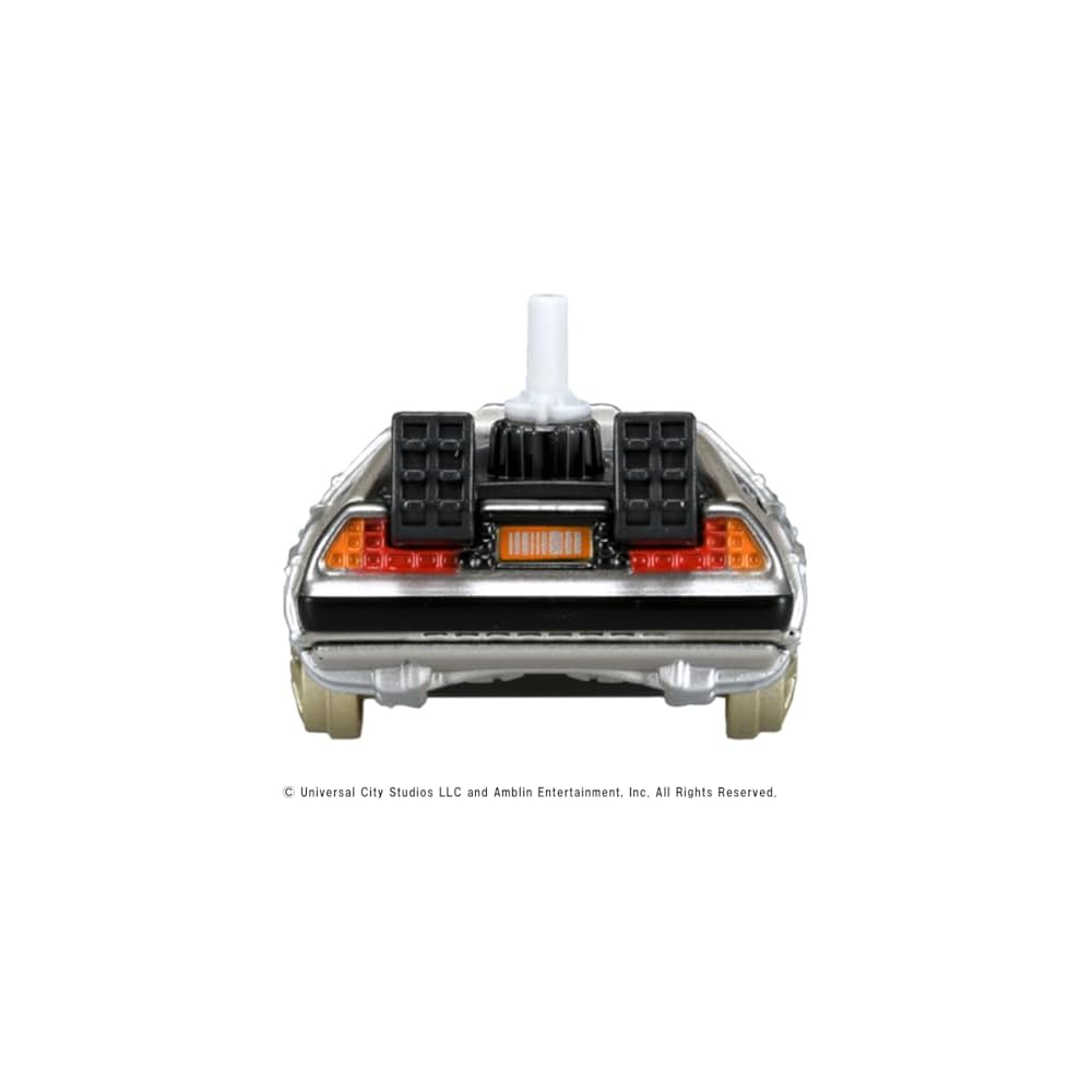 Takara Tomy Tomica Premium Unlimited Back To the Future Time Machine Mini Car Toy for Ages 6 and Up
