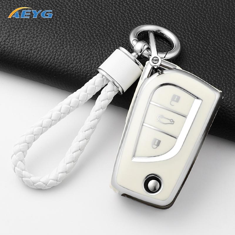 Autofernbedienung Schlüsselhülle Schale Fob Für Toyota Auris Corolla Avensis Verso Yaris Aygo Scion Tc Im Camry Rav4 Zubehör