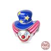 Hot 100 copper Circus Clown Threepiece Charm Bead Charms Compatible With Authentic Bracelets Do It Yourself Jewellery Making Ideal For Women Gift