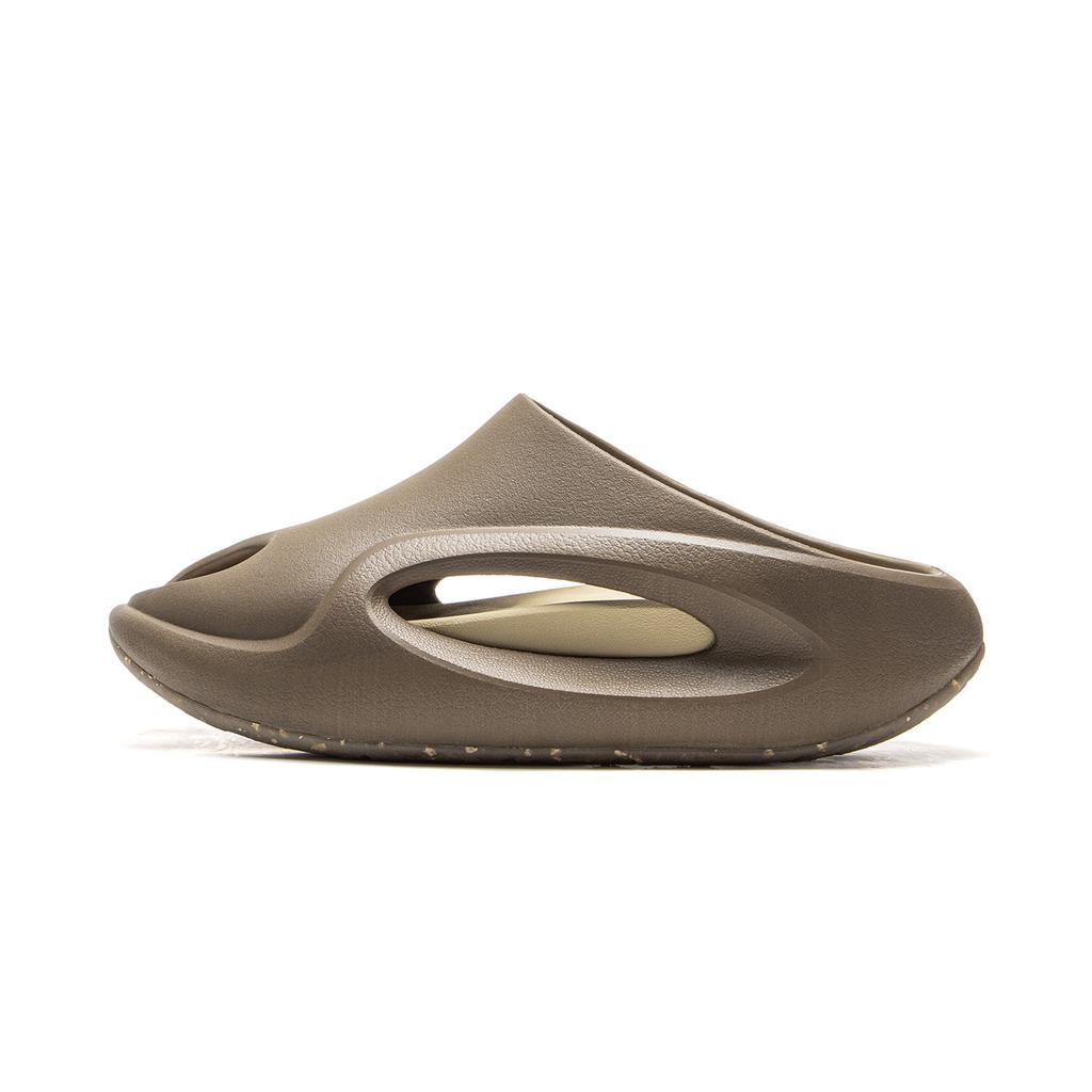 New LiNing Cloud Wandering Slay 2.0 Slip Resistant Odor Resistant Abrasion Resistant Slide Slippers Unisex Brown AZSV009-4