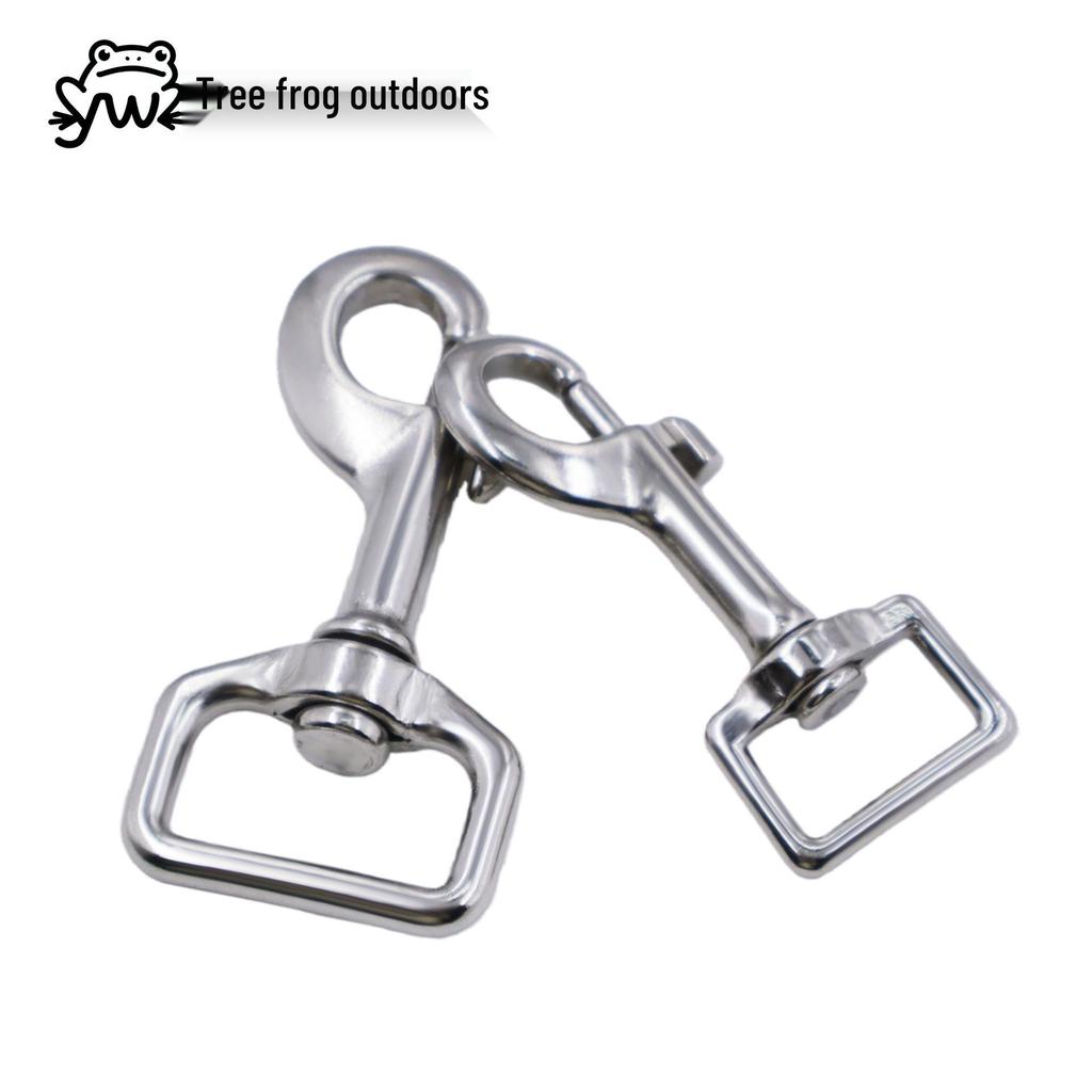 Stainless Steel Single Head Dog Leash Hook with Square Ring