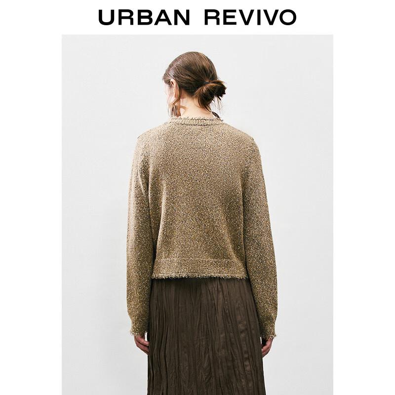 UR Women's Autumn/Winter Textured Knit Sweater