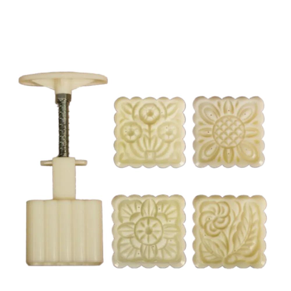 3D Moon Cake Mold Creative Mid-Autumn Festival Supplise Cookie Stamp Mold  Mid-Autumn Festival