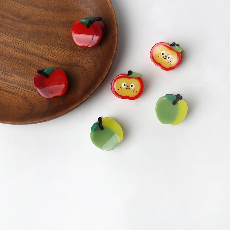 Cute Simulated Fruit Series Acetate Hair Claw For Women Girls Sweet Versatile Small Hair Clip  Hair Accessories Gifts
