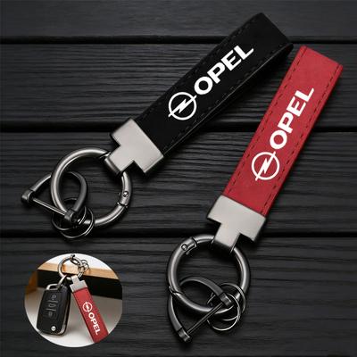 For Astra Insignia Vivaro Corsa Mokka Zafira Vectra OPC Vauxhall Meriva High-Grad Suede Leather Key Chain Car Keychain