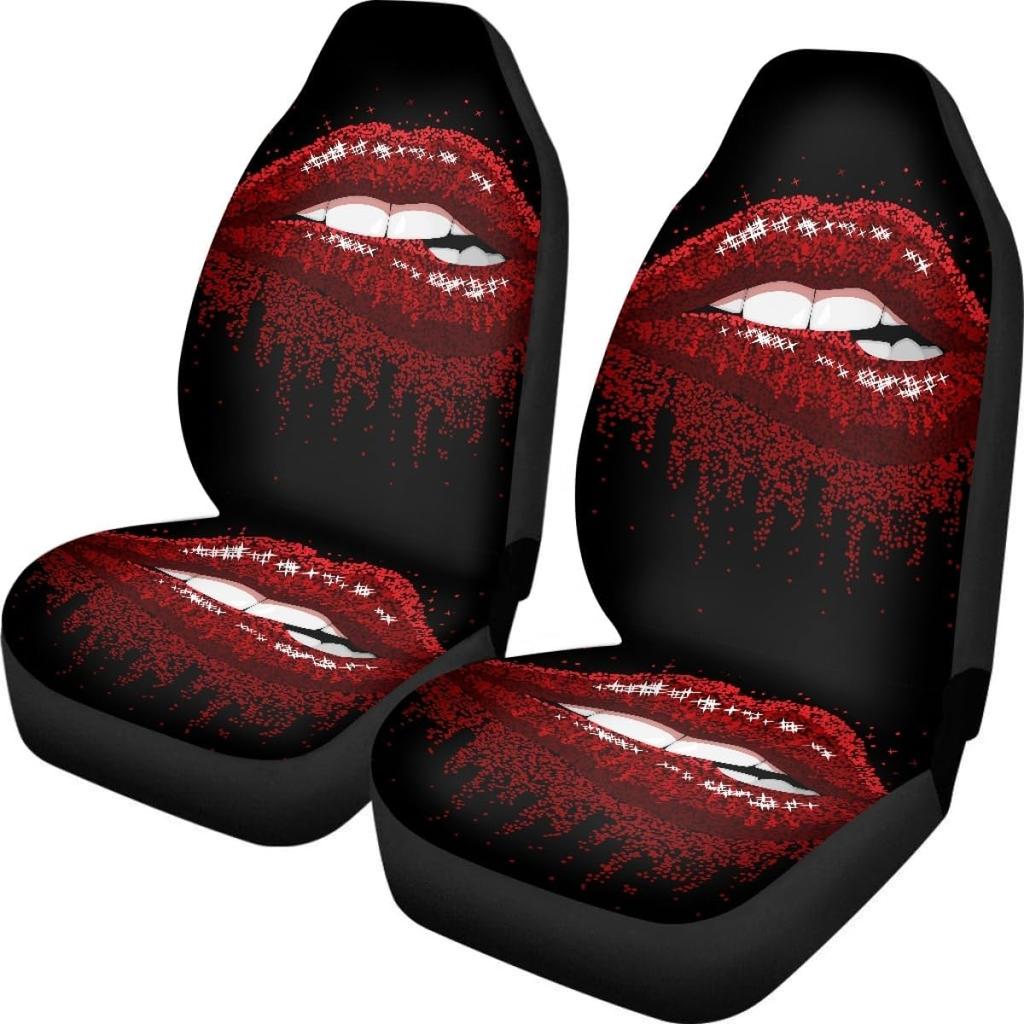 Pehede Car Seat Cover Moon Stars Planet Front for Cars, Easy To Tall Cover Set, Accessories Auto Trucks Van SUV,2 Packs