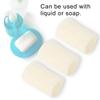 6Pcs Natural Loofah Bath Shower Exfoliating Sponge Kitchen Clean Scrubber 3in