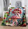 Erdbeer-Flanell-Decke Weich Warm Ganzjahres-Überwurf, Design für Camping, Autoreisen, Wandern Sofa, Bett, Büro Perfektes Geschenk für Partys