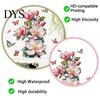 Decorative PVC Wall Murals Magnolia Butterfly Decal, Self Adhesive Waterproof Home Decor Sticker for Creative Gift Living Room Bedroom, Elegant