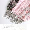 Ins Floral Phone Crossbody Strap Detachable Long Phone Case Lanyard Cute Fabric Shoulder Wrist Chain Mobile Phone Camera Pendant
