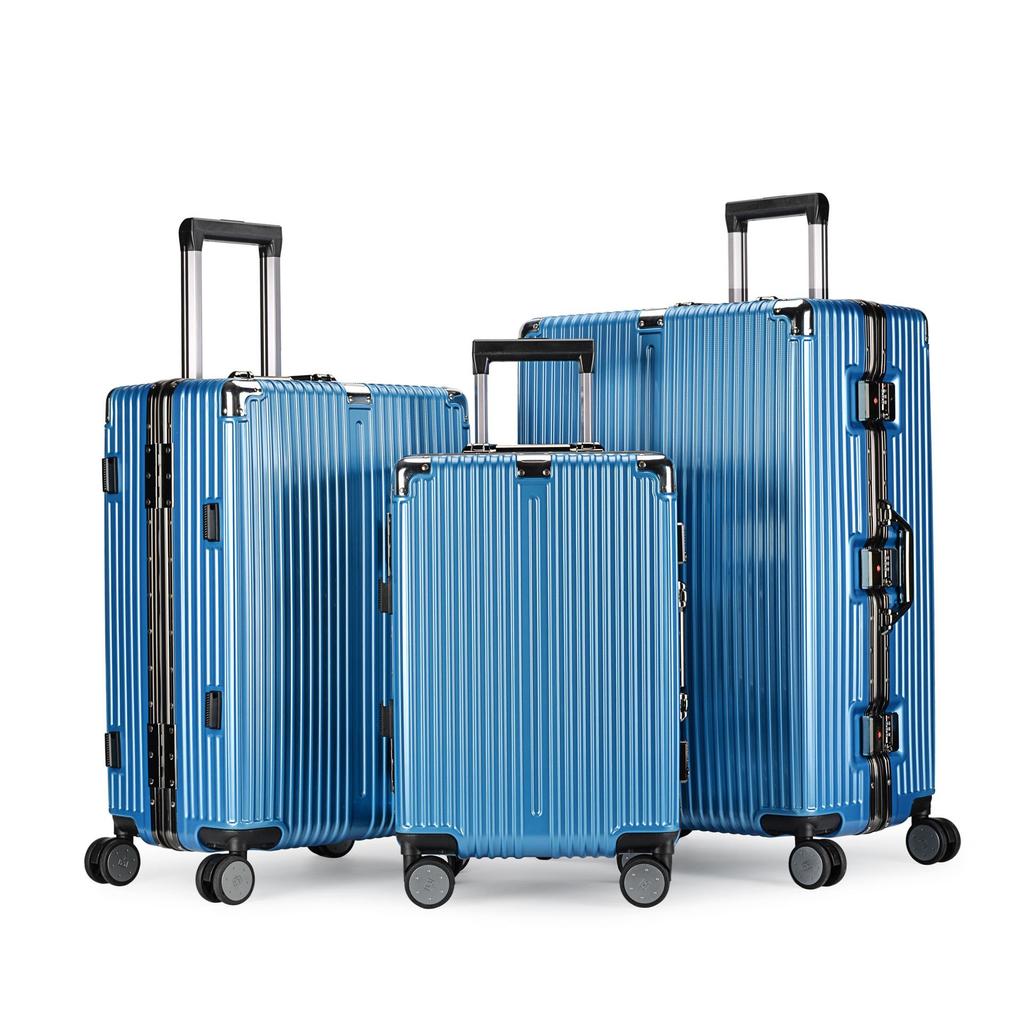 Premium 20-Inch Carry-On Suitcase with Universal Wheels and 24-Inch Aluminum Frame, Ideal for Female Students