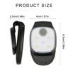 USB Rechargeable Night Running Chest Lights Flashlight Light Weight Safety Jogging Lights LED Clip on Lights Small Headl