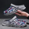 Men's 2025 Summer Shoes Men Slippers Breathable Non-slip Mules Male Garden Shoes Casual Beach Sandals Zapatos