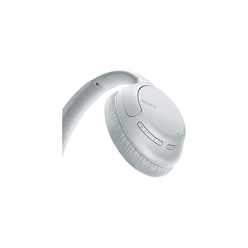 Sony Wireless Noise Cancelling Headphones WH-CH710N: Bluetooth Compatible, Up To 35 Hours of Continuous Playback, with Microphone, 2020 Model, White W