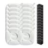 Cat Water Fountain Replacement Filter 3 Layer Filtration System with Sponges for 67oz 95oz 135oz Automatic Cat Water Dispenser