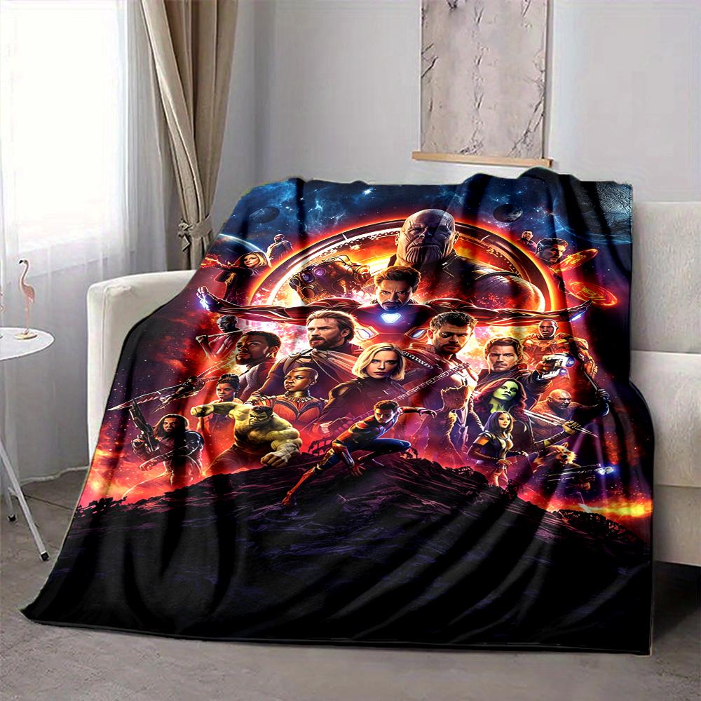 1Pc Avengers Infinity War Poster Blanket Soft And Comfortable Casual Warm Camping Travel Christmas Halloween Xmas Gift M924103