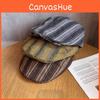 Vintage Retro Cotton Linen Flat Cap With Sun Protection For Women Autumn Winter