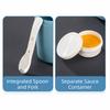 Sealing Overnight Oat Cup with Lid and Spoon Breakfast Cups Portable Salad Cup  Kitchen.