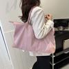 Solid Color Oxford Tote Bag Large Capacity Simple Underarm Bag Nylon Shoulder Bag  Girls/Female