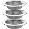 Kitchen Sink Strainer, Stainless Steel Sink Drain Strainer, Dishwasher Safe, 3 Pack