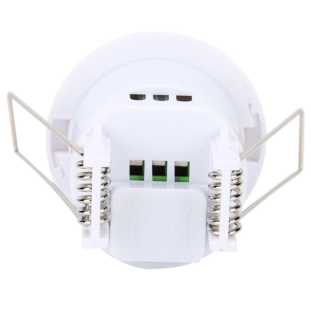 360 degrees Recessed Automatic Infrared PIR Motion Sensor Switch with Time Delay for Ceiling Light 100‑240V
