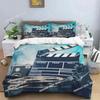 Movie Film Clap Board Patterns Bedding Set Printed Single Comforter Quilt Duvet Cover Pillow Case 3 Pieces Sets Kids Adult Size