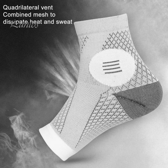 2 páry Neuropatie Ponožky Prodyšné Muži Ženy Úleva od bolesti Kompresní manžeta na nohy Rukáv bez prstů Artritida Ochrana kotníku Podpora Ortéza