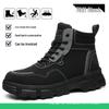 All-Season Steel Toe High-Top Safety Boots: Anti-Smash, Anti-Puncture, Comfort for Long Hours
