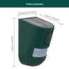 Solar-Powered Infrared Alarm: Motion-Activated Light & Sound Anti-Theft & Animal Repellent