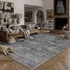 Bohemian Style Easy-to-Clean Large Rug for Living Room or Bedroom